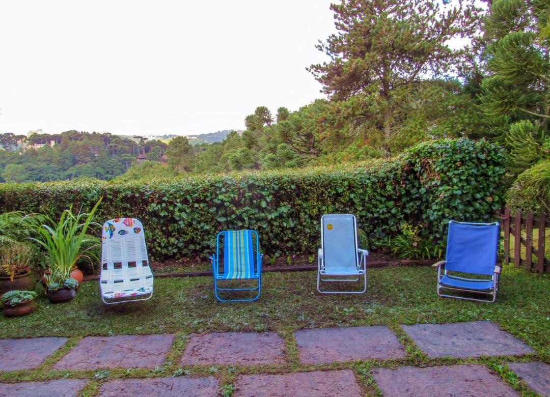 Chale Com Lareira E Wi-Fi Em Campos Do Jordao - Sp Villa Eksteriør billede