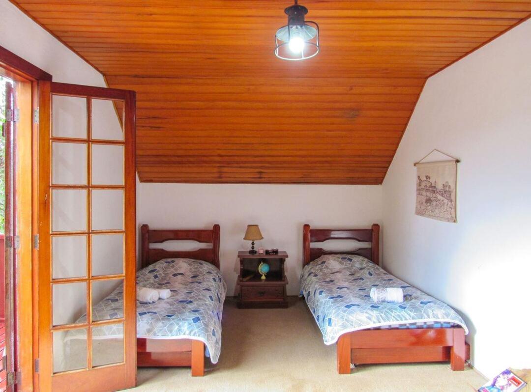 Chale Com Lareira E Wi-Fi Em Campos Do Jordao - Sp Villa Eksteriør billede