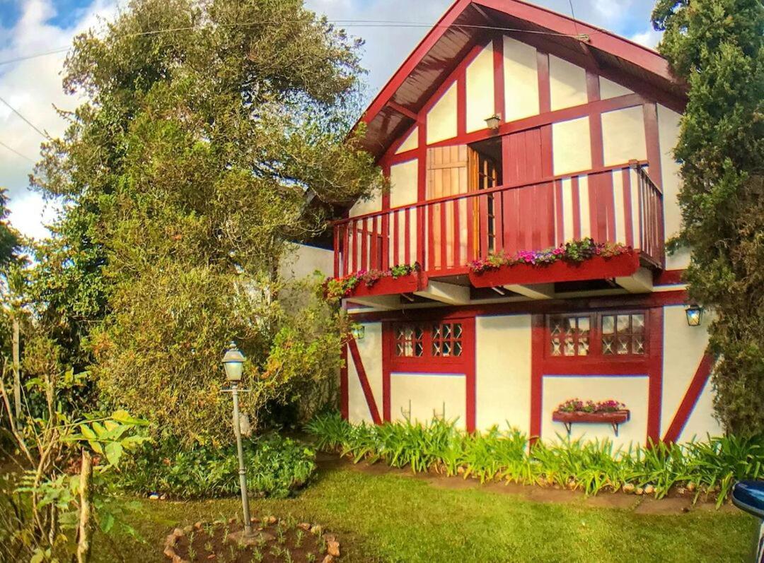 Chale Com Lareira E Wi-Fi Em Campos Do Jordao - Sp Villa Eksteriør billede