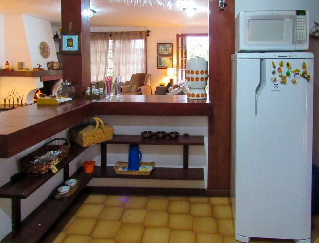 Chale Com Lareira E Wi-Fi Em Campos Do Jordao - Sp Villa Eksteriør billede